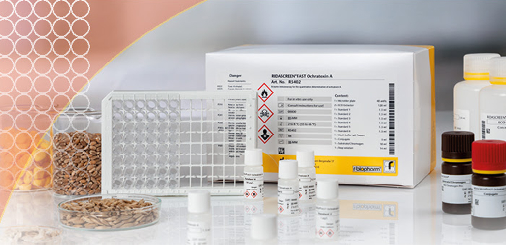 NEW Rapid ochratoxin A analysis with water-based extraction in cereal and feed samples from r-biopharm!